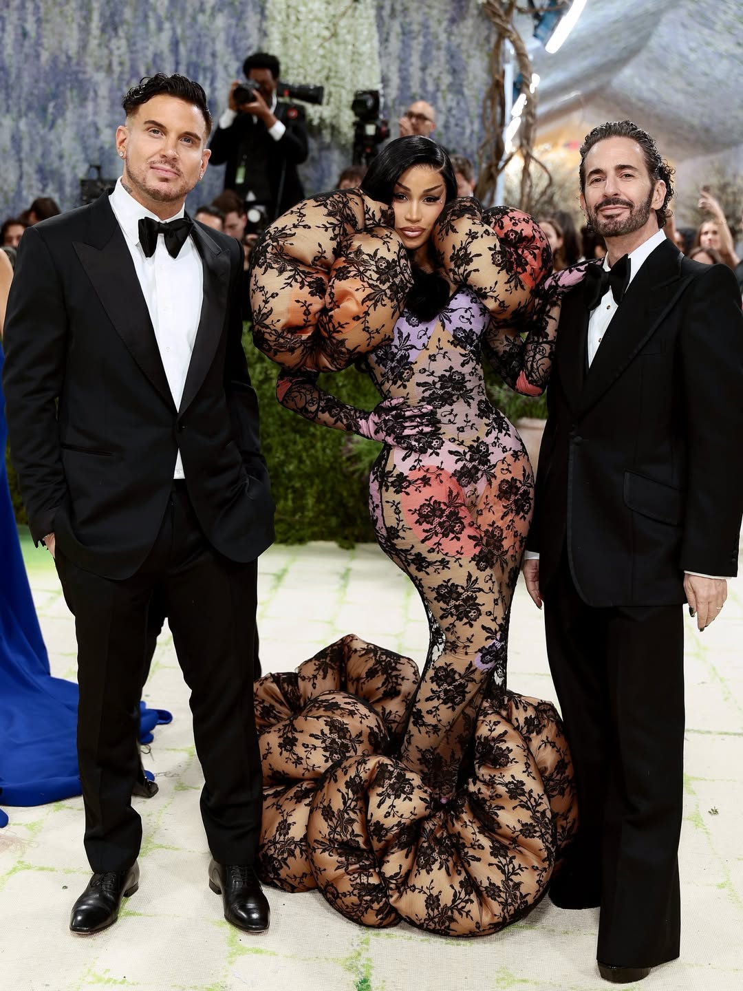 Char Defrancesco. Cardi B, Marc Jabos at the Met Gala 2026