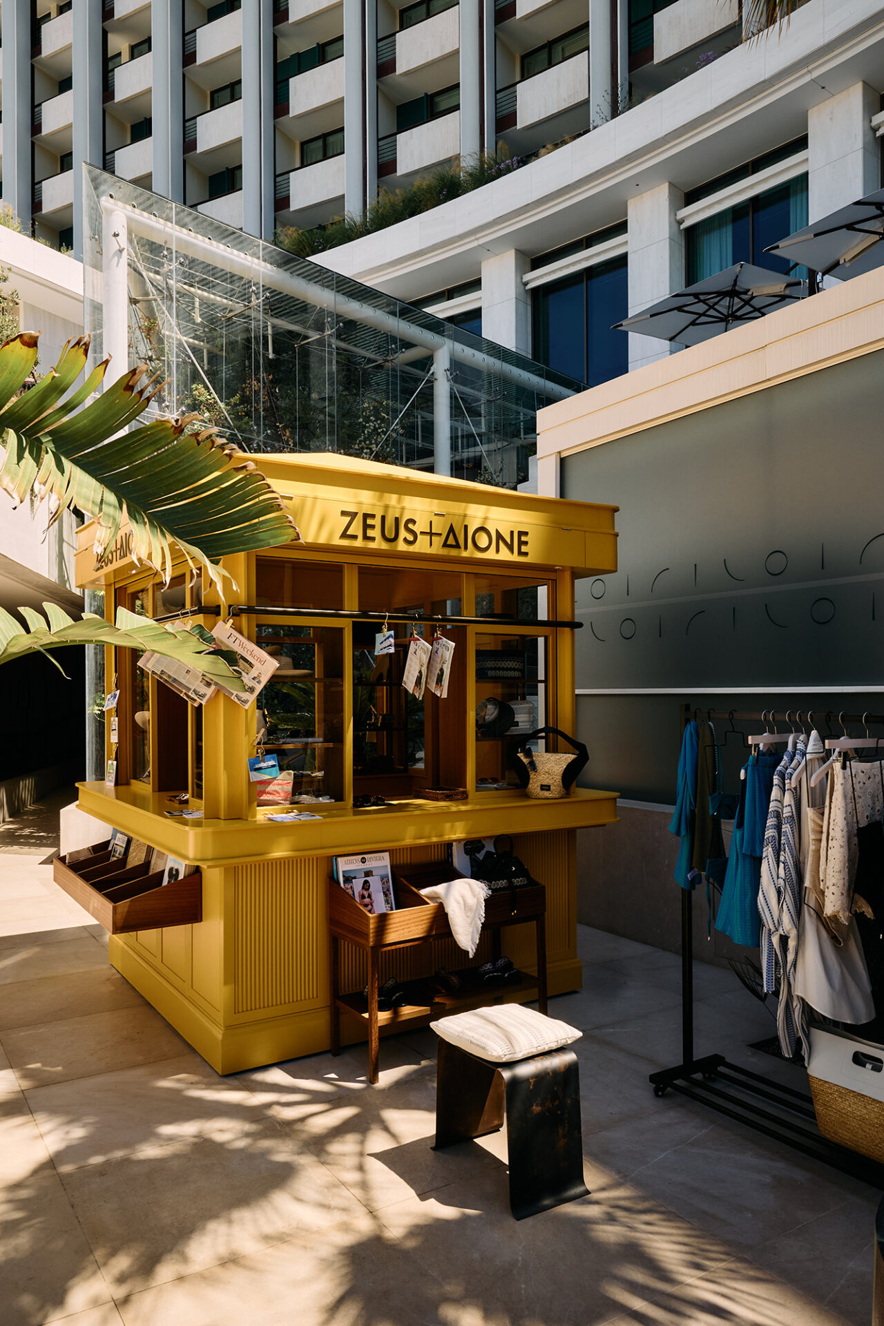 The Poolside Kiosk of Zeus+Dione at The Ilisian