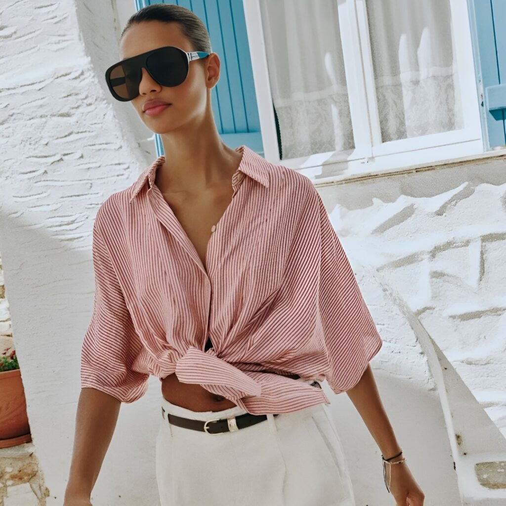 cropped πουκάμισο zara (1)