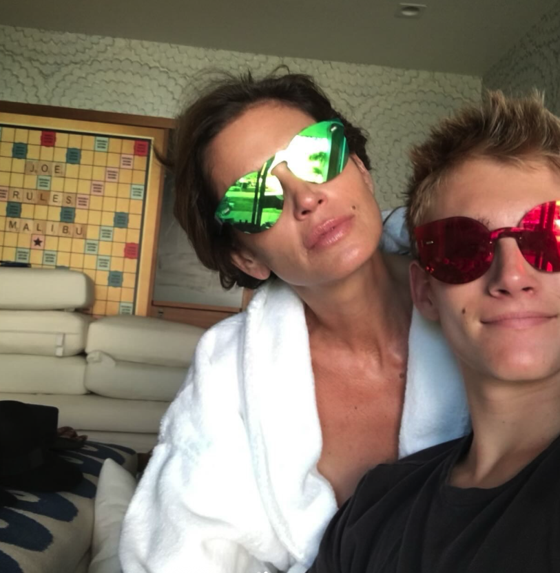 Cindy and son